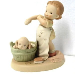 Enesco Memories of Yesterday 1991 Now Be A Good Dog Fido EUC 524581